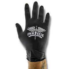 BLACK NITRILE GLOVES