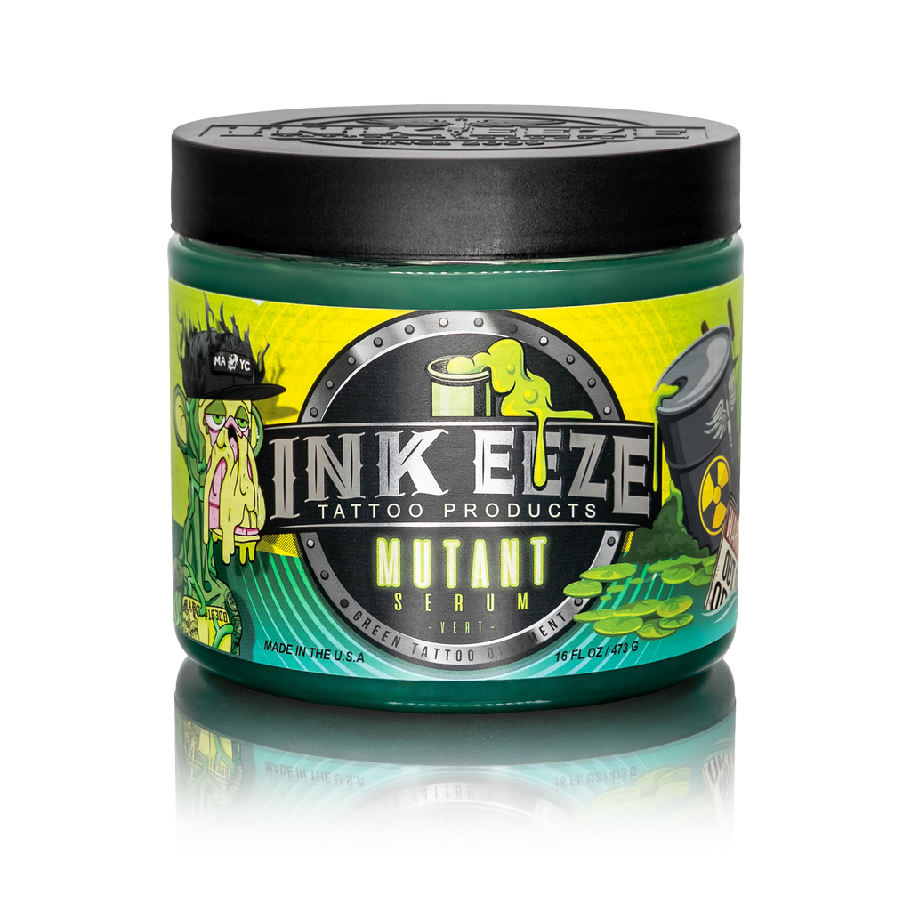 MUTANT SERUM GREEN TATTOO OINTMENT - 16oz – INKEEZE MUTANT SERUM GREEN TATTOO OINTMENT - 16oz – INKEEZE